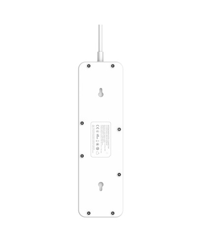Фільтр живлення ProLogix Premium (PR-SC5614W) 5 розеток, 6 USB AUTO ID, 2 м, білий