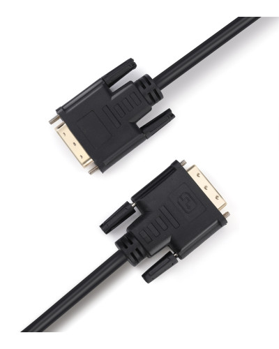 Кабель Prologix DVI - DVI (M/M), Single link,18+1, 3 м, Black (PR-DVI-DVI-P-05-28-3m)