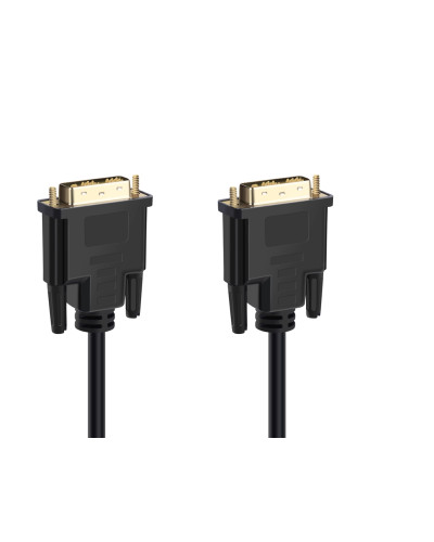 Кабель Prologix DVI - DVI (M/M), Single link,18+1, 3 м, Black (PR-DVI-DVI-P-05-28-3m)