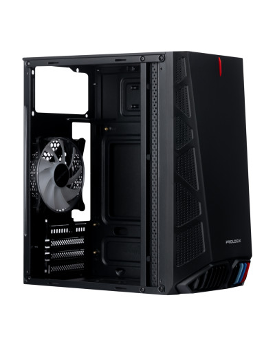 Корпус Prologix E112 Black Tempered Glass