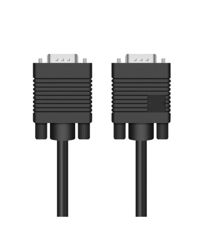Кабель Prologix VGA - VGA (M/M), HD15M/HD15M (3+9С), 5 м, Black (PR-VGA-VGA-P-06-28-5m)