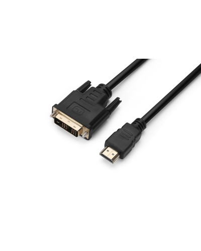 Кабель Prologix Premium HDMI - DVI V 1.3 (M/M), Single Link, 18+1, 3 м, Black (PR-HDMI-DVI-P-01-30-3m)