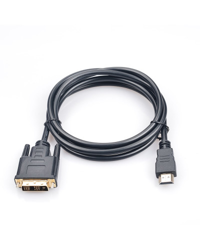 Кабель Prologix Premium HDMI - DVI V 1.3 (M/M), Single Link, 18+1, 3 м, Black (PR-HDMI-DVI-P-01-30-3m)
