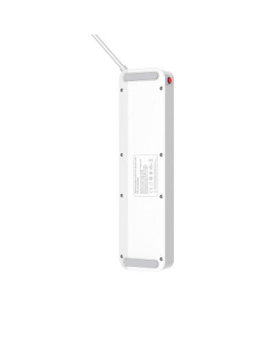 Фільтр живлення ProLogix Premium (PR-SC4408W) 4 розетки, 4 USB, 2 м, з вимикачами, білий