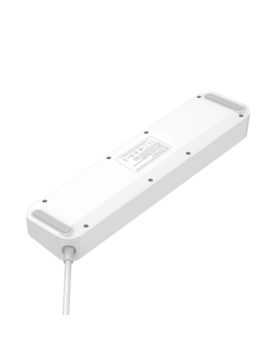 Фільтр живлення ProLogix Premium (PR-SC4408W) 4 розетки, 4 USB, 2 м, з вимикачами, білий