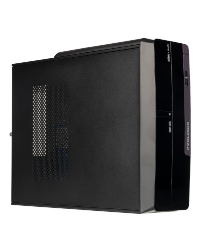 Корпус Prologix E106 Slim Black Door 400W