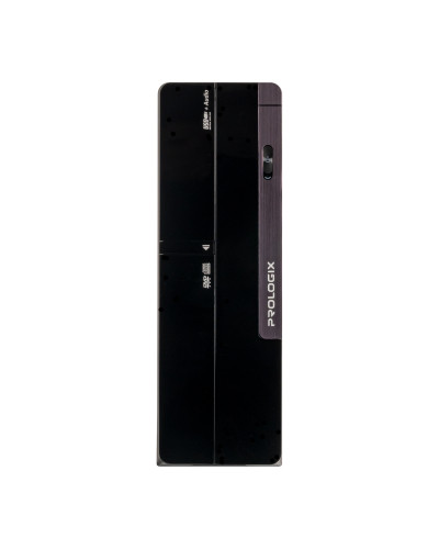 Корпус Prologix E106 Slim Black Door 400W