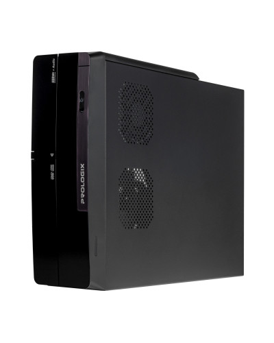 Корпус Prologix E106 Slim Black Door 400W