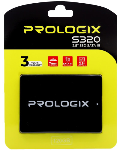 Накопичувач SSD 120GB Prologix S320 2.5" SATAIII TLC (PRO120GS320)