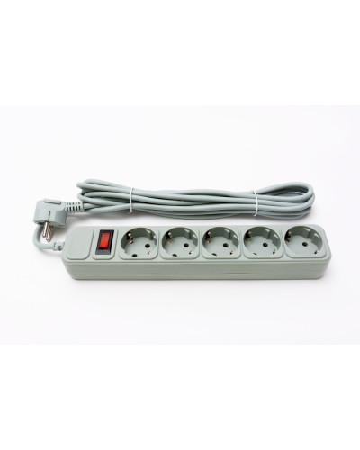 Фільтр живлення ProLogix (PRS-050P5-45G) 5 розеток, 4.5 м, сірий