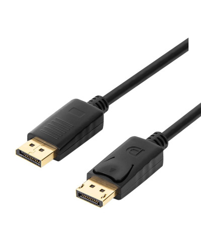 Кабель Prologix DisplayPort - DisplayPort V 1.2 (M/M), 1 м, Black (PR-DP-DP-P-03-30-1m)