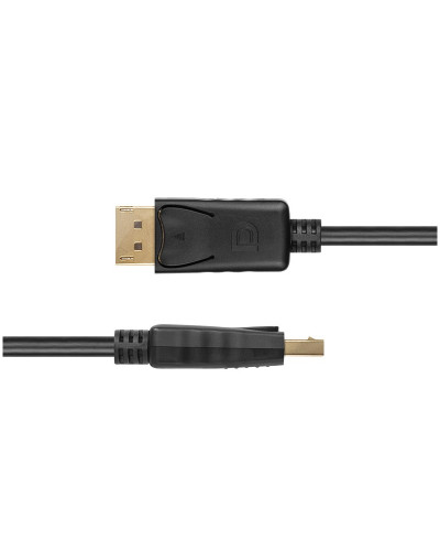 Кабель Prologix DisplayPort - DisplayPort V 1.2 (M/M), 1 м, Black (PR-DP-DP-P-03-30-1m)