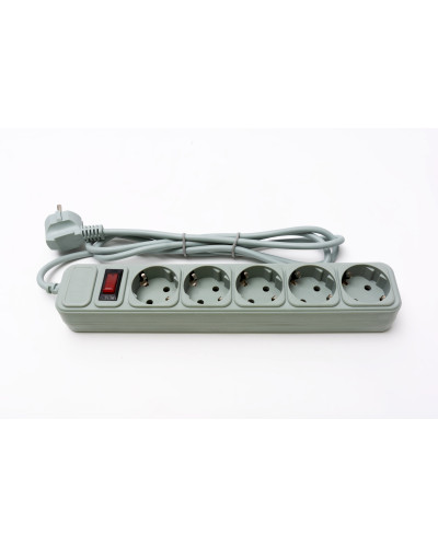 Фільтр живлення ProLogix (PRS-050P5-18G) 5 розеток, 1.8 м, сірий