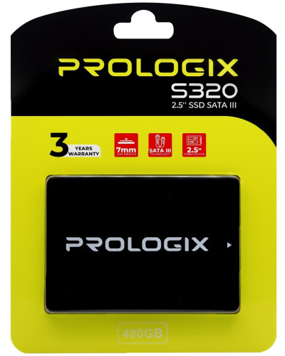 Накопичувач SSD 480GB Prologix S320 2.5" SATAIII TLC (PRO480GS320)