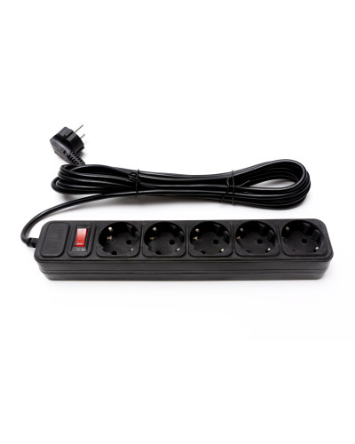 Фільтр живлення ProLogix (PRS-050P5-45B) 5 розеток, 4.5 м, чорний