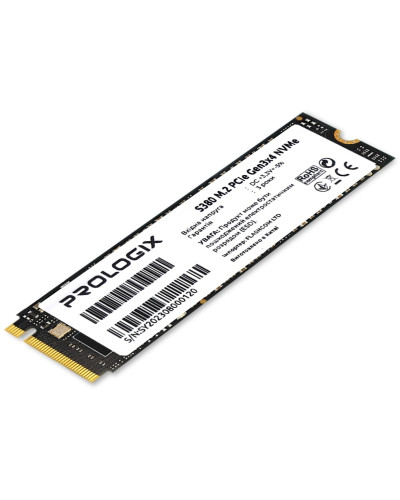 Накопичувач SSD 256GB Prologix S380 M.2 2280 PCIe 3.0 x4 NVMe TLC (PRO256GS380)