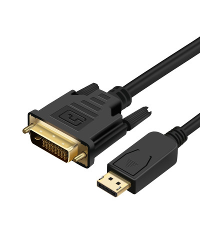 Кабель Prologix DisplayPort - DVI (M/M), 1.8 м, Black (PR-DP-DVI-P-04-30-18m)