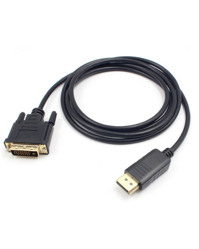 Кабель Prologix DisplayPort - DVI (M/M), 1.8 м, Black (PR-DP-DVI-P-04-30-18m)