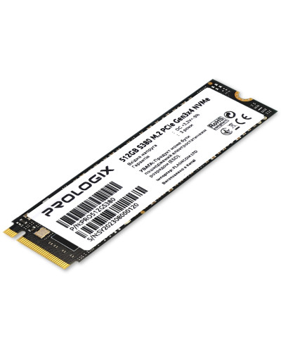 Накопичувач SSD 512GB Prologix S380 M.2 2280 PCIe 3.0 x4 NVMe TLC (PRO512GS380)