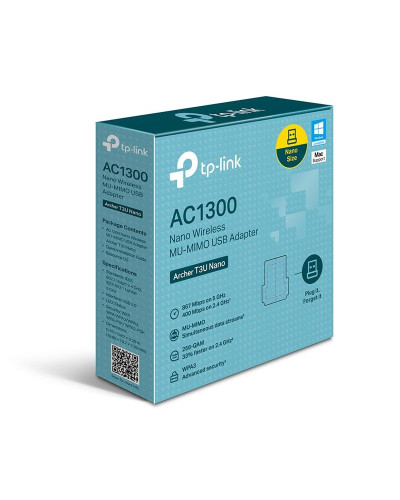 Бездротовий адаптер TP-Link Archer T3U Nano