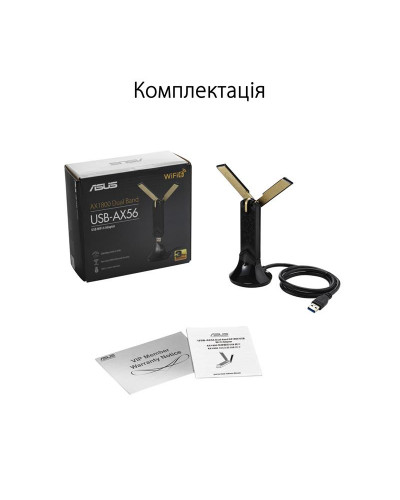 Бездротовий адаптер Asus USB-AX56