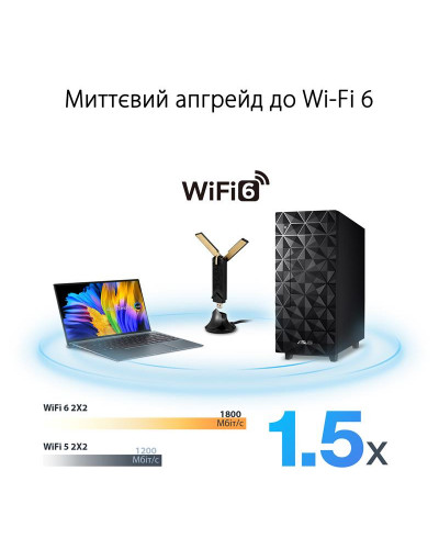 Бездротовий адаптер Asus USB-AX56