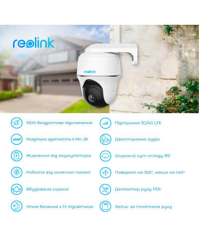 IP камера Reolink Go PT Plus