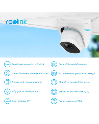 IP камера Reolink RLC-820A