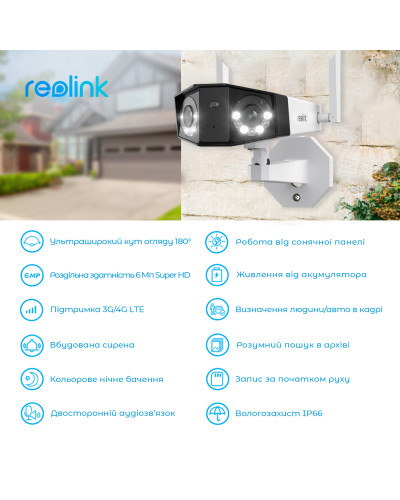 IP камера Reolink Duo 2 LTE