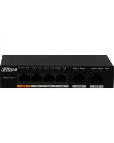 POE комутатор Dahua DH-PFS3006-4GT-60