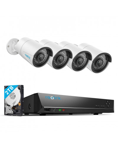 Комплект відеоспостереження Reolink RLK8-410B4-5MP