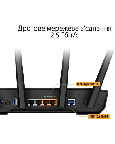 Бездротовий маршрутизатор Asus TUF Gaming AX3000 V2