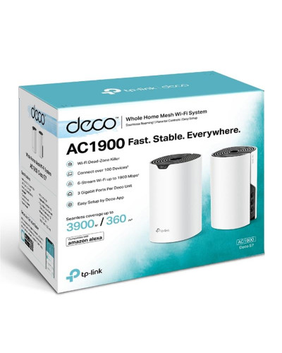 Комплект з двох Mesh Wi-Fi маршрутизаторів TP-Link Deco S7 (2-pack)