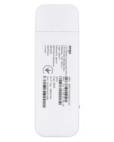 3G/4G USB Модем Ergo W02-CRC9 White