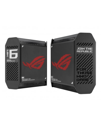 Бездротовий маршрутизатор Asus ROG Rapture Gaming Mesh System GT6 (2PK black)