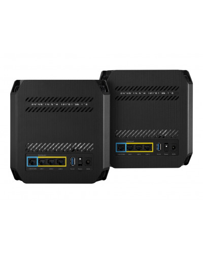 Бездротовий маршрутизатор Asus ROG Rapture Gaming Mesh System GT6 (2PK black)