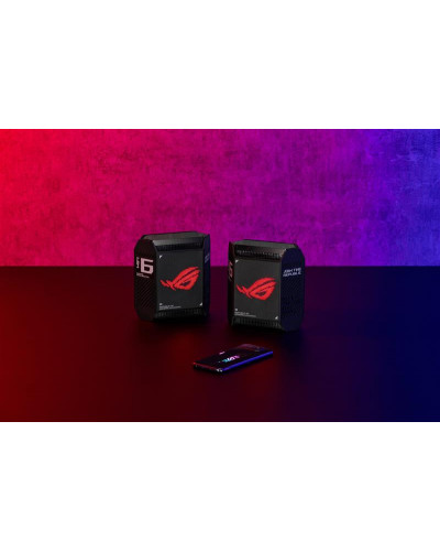Бездротовий маршрутизатор Asus ROG Rapture Gaming Mesh System GT6 (2PK black)