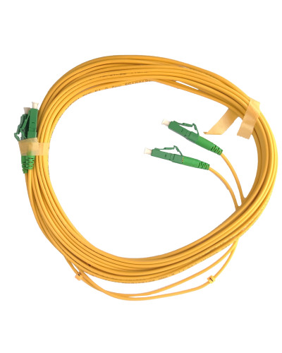 Патчкорд Abee LC/APC-LC/APC duplex, G657A, 2.0mm, 5m