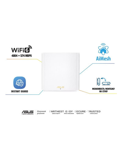 Бездротовий маршрутизатор Asus ZenWiFi XD6S 2PK White