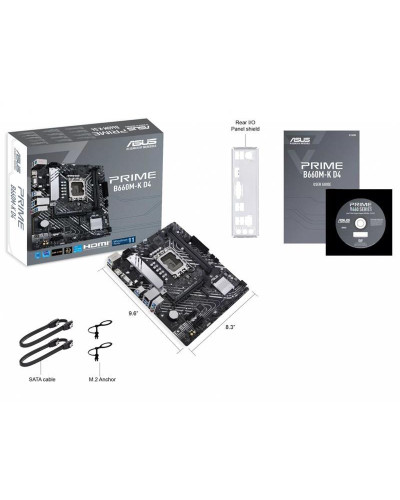 Материнська плата Asus Prime B660M-K D4 Socket 1700