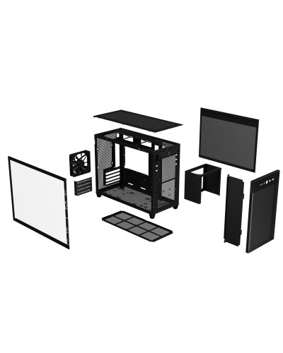 Корпус Asus Prime AP201 Black Tempered Glass без БЖ (90DC00G0-B39010)