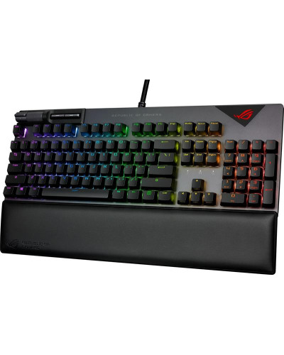 Клавiатура Asus ROG Strix Flare II LED 104key NX Red US Black/Grey (90MP02D6-BKUA01)