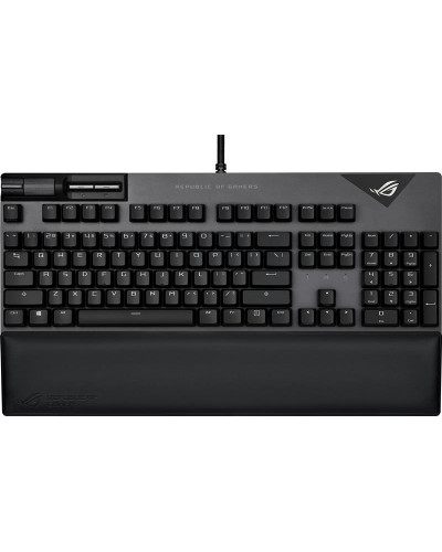 Клавiатура Asus ROG Strix Flare II LED 104key NX Red US Black/Grey (90MP02D6-BKUA01)