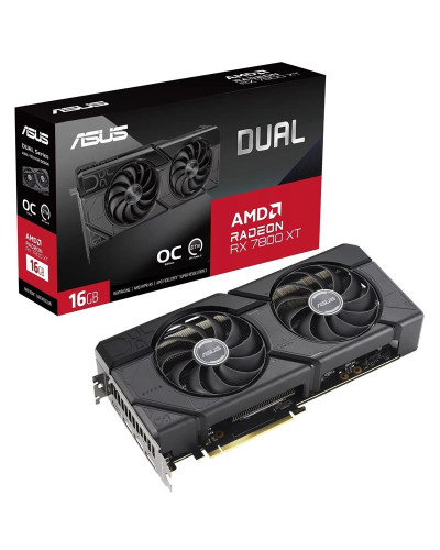 Відеокарта AMD Radeon RX 7800 XT 16GB GDDR6 Dual OC Asus (DUAL-RX7800XT-O16G)