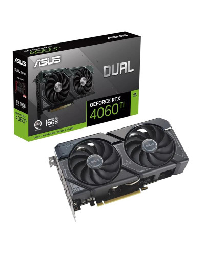 Відеокарта GF RTX 4060 Ti 16GB GDDR6 Dual Asus (DUAL-RTX4060TI-16G)