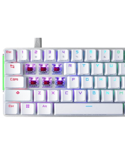 Клавiатура Asus ROG Falchion Ace LED 68key NX RD White (90MP0346-BKUA11)