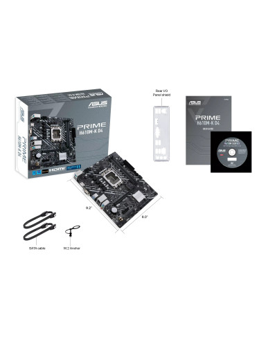 Материнська плата Asus Prime H610M-K D4 Socket 1700