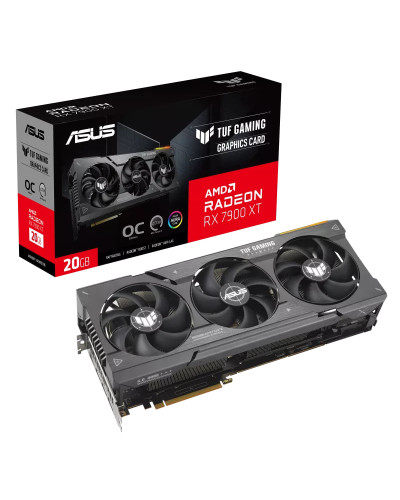 Відеокарта AMD Radeon RX 7900 XT 20GB GDDR6 TUF Gaming OC Asus (TUF-RX7900XT-O20G-GAMING)