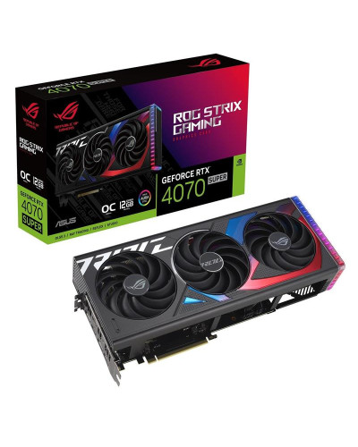 Відеокарта GF RTX 4070 Super 12GB GDDR6X ROG Strix Gaming OC Asus (ROG-STRIX-RTX4070S-O12G-GAMING)