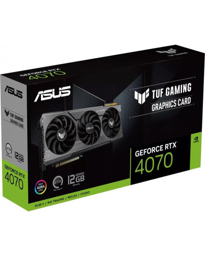 Відеокарта GF RTX 4070 12GB GDDR6X TUF Gaming Asus (TUF-RTX4070-12G-GAMING)